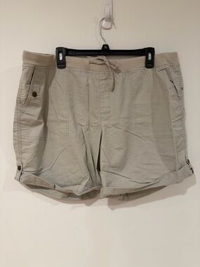 Women’s Casual Drawstring Khaki Shorts